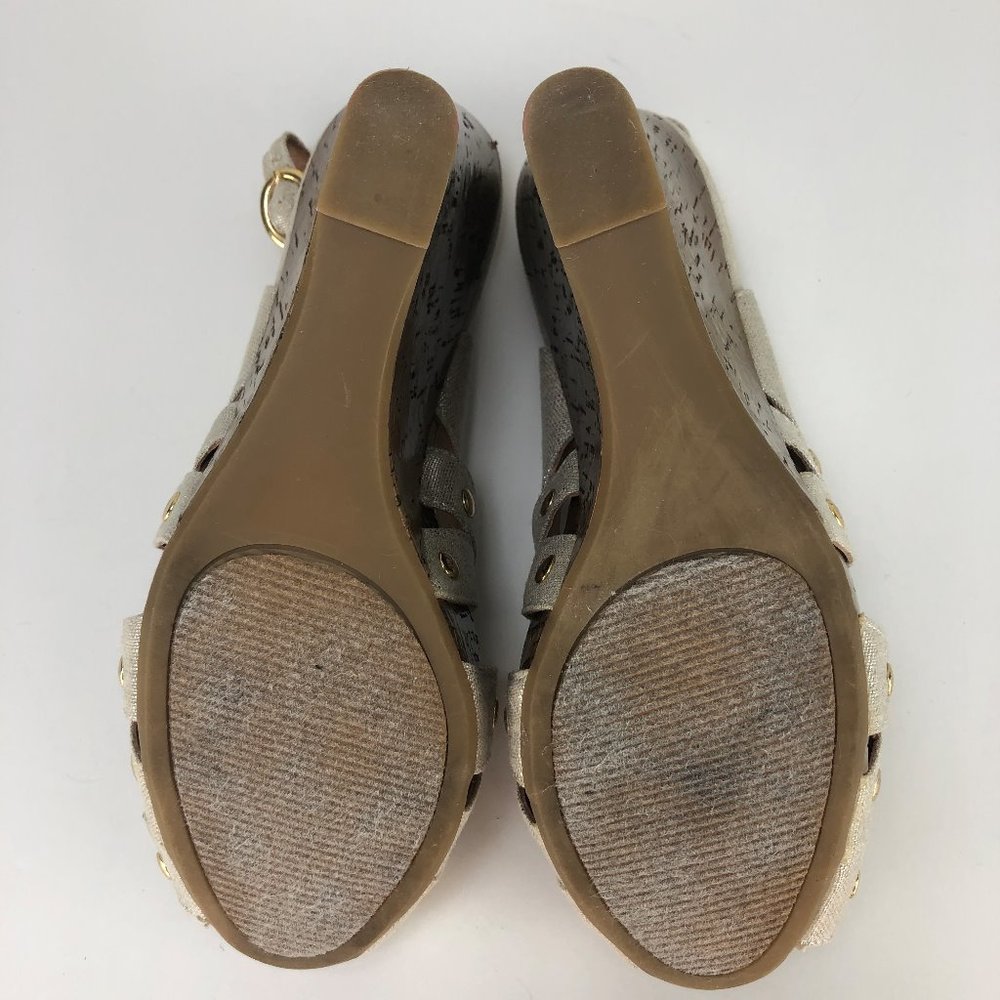 STEVE MADDEN "Crazzy" platform wedge strap sandal - SZ 6 - Picture 8 of 9